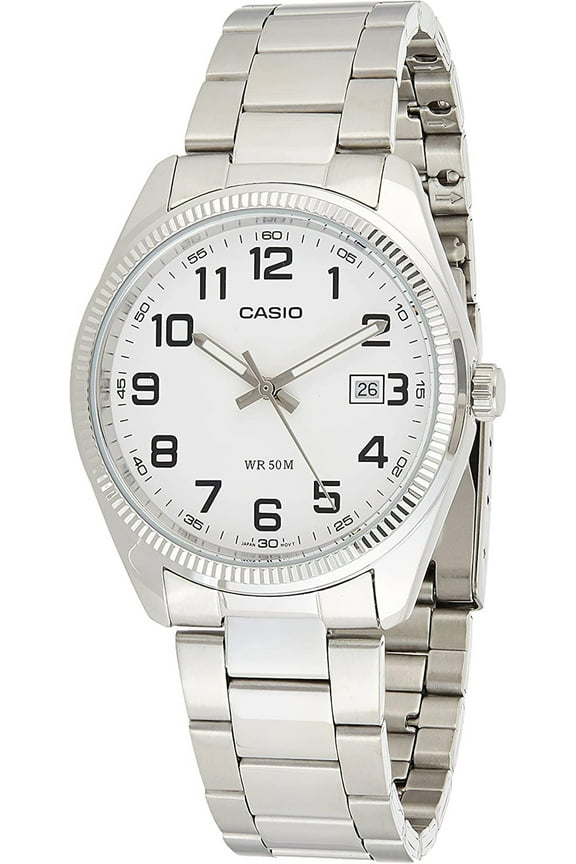 Men's Core MTP1302D-7BV Silver Stainless-Steel Quartz Dress Watch