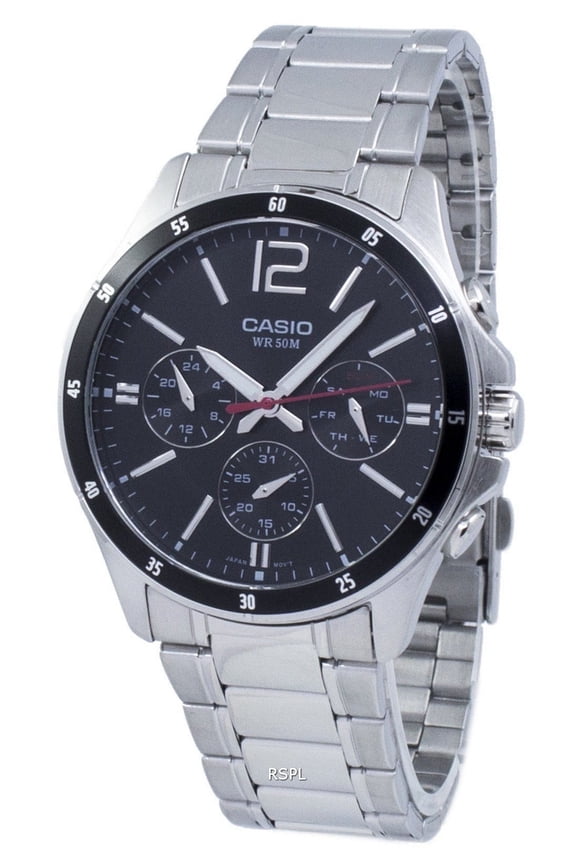 Men's Core MTP1374D-1AV Silver Metal Japanese Quartz Fashion Watch