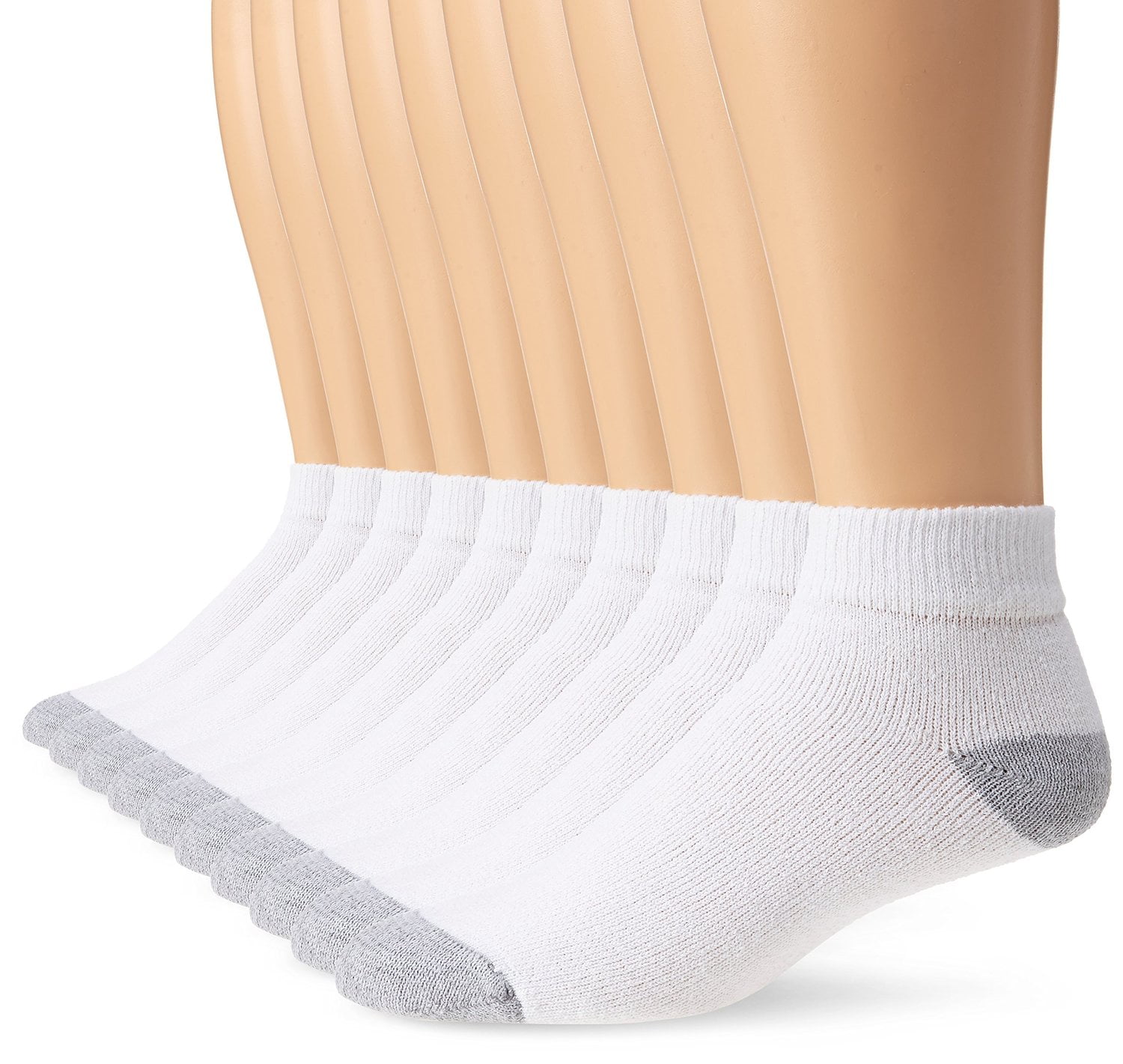 Men`s Core Value 10 Pack Ankle Socks, FTL-M4595WX-K1, 6-12