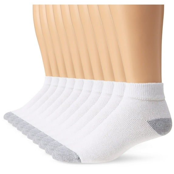Men`s Core Value 10 Pack Ankle Socks, FTL-M4595WX-K1, 6-12