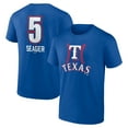thumbnail image 1 of Men's Corey Seager Royal Texas Rangers Fastball Player Name & Number T-Shirt, 1 of 3
