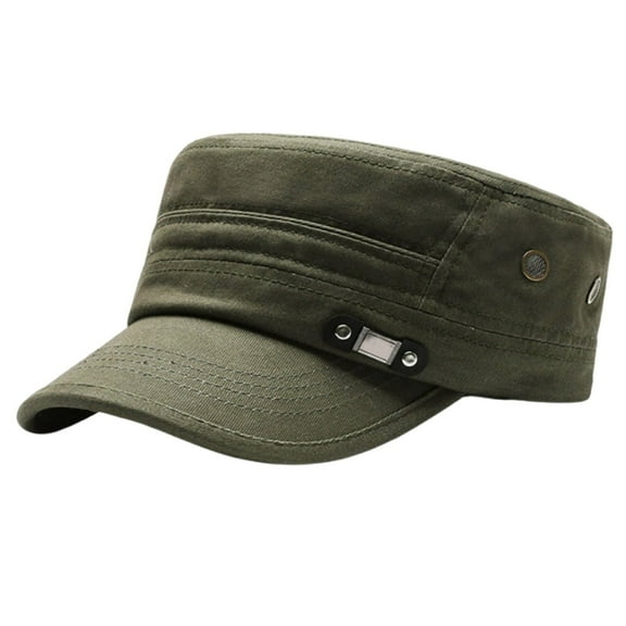 Men's Cot Ton Flat Cap / All Season Outdoor Fishing And Travel Hat
