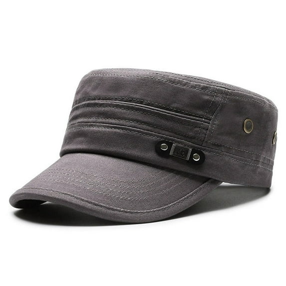 Men's Cot Ton Flat Cap / All Season Outdoor Fishing And Travel Hat Large Size Hat Stretch Cap Mechanical Hat Hat Exercise Cap Women Embroide Baseball Cap Baseball Caps Men Bulk Womens Cap Distressed