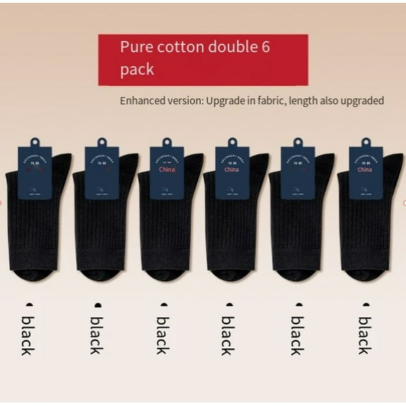 Men's Cotton Ankle Socks Breathable Soft Comfortable Everyday Wear(6 pairs)