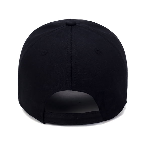 Men's Cotton Baseball Cap Breathable Lightweight UV Shade Outdoor Casual Sports Hat by Yigetop Black One Size