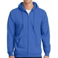 thumbnail image 1 of Men's Cotton Blend Hoodie Full Zip, 1 of 11