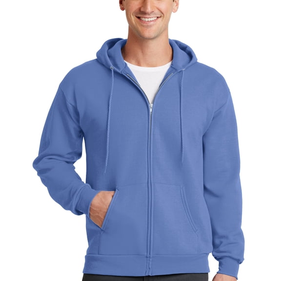 Men's Cotton Blend Hoodie Full Zip