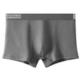 thumbnail image 1 of Men's Cotton Boxer Briefs - 100% Cotton, Comfortable, Breathable, Dark Gray, Size L - Soft Underwear for Everyday Wear, Work & Leisure, 1 of 2