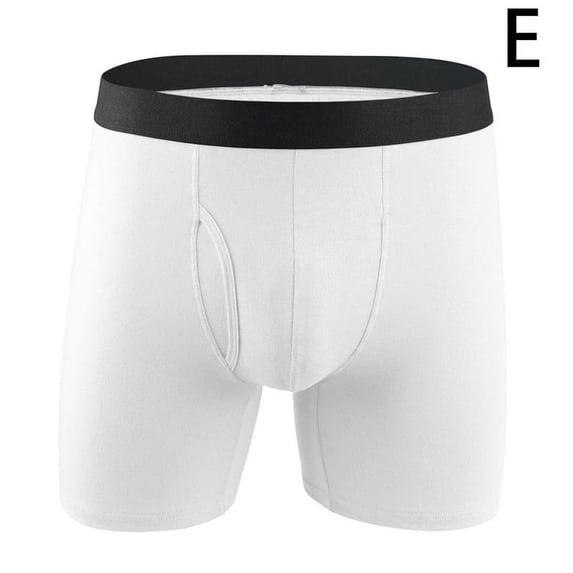 Men's Cotton Boxer Underwear Trunks Underpants Shorts H1L1