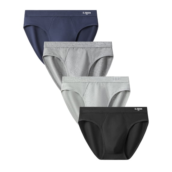 Men's Cotton Brief Underwear Soft Stretch Mid Rise Briefs