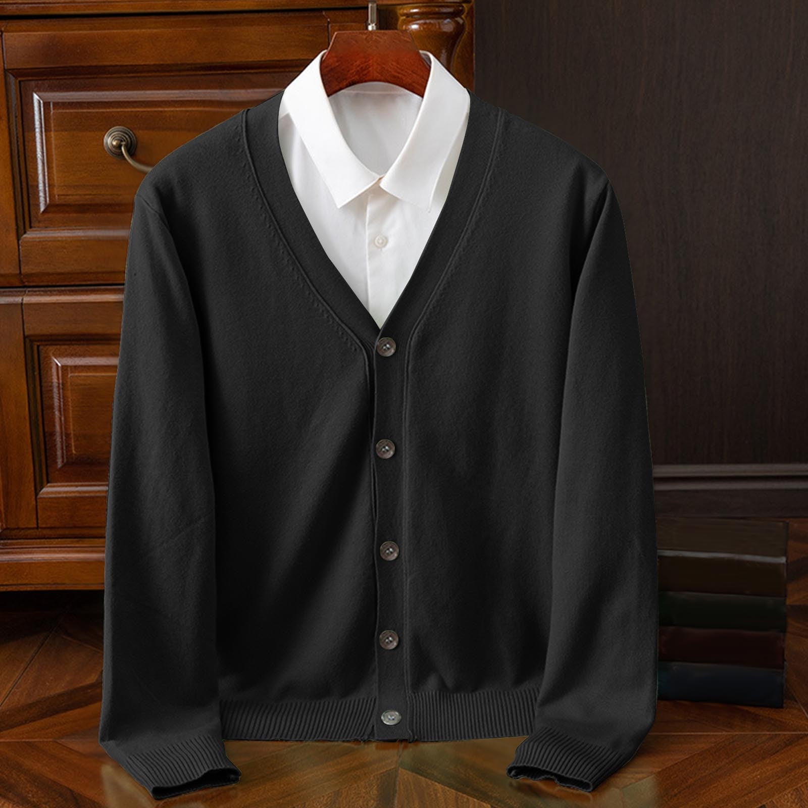 Men's Cozy Long Sleeve Knit Sweater main image 0