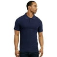 thumbnail image 1 of Men's Cotton Classic Fit Polo Shirt 2XL, Navy, 1 of 3