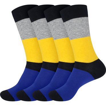 Royal Dream Men's Puzzle Argyle Dress Socks – Funky Colourful Office Gift Socks