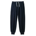 thumbnail image 1 of Men's Cotton Drawstring Sweatpants Breathable Loose Running Active Solid Colors Sports Pants, 1 of 5