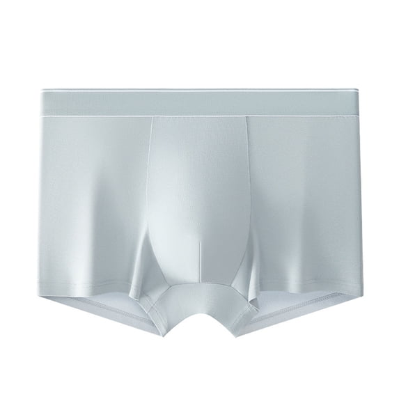 Men's Cotton Eyelet Crotch Boxer Briefs - Breathable Quick-Dry Low Rise Stretch Underwear, Soft Comfy Moisture-Wicking Athletic Trunks