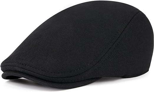 Men's Cotton Flat Ivy Gatsby Newsboy Driving Hat Cap
