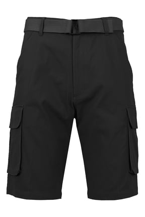 Men's Cotton Flex Stretch Cargo Shorts With Belt (Sizes, 30-42)