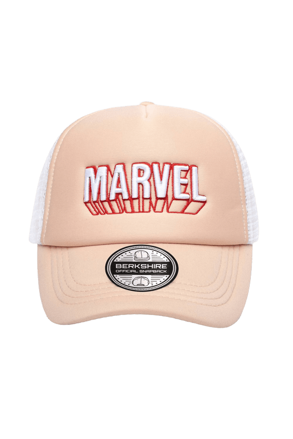 Men's  Cotton Foam Trucker Baseball Hat - Cream