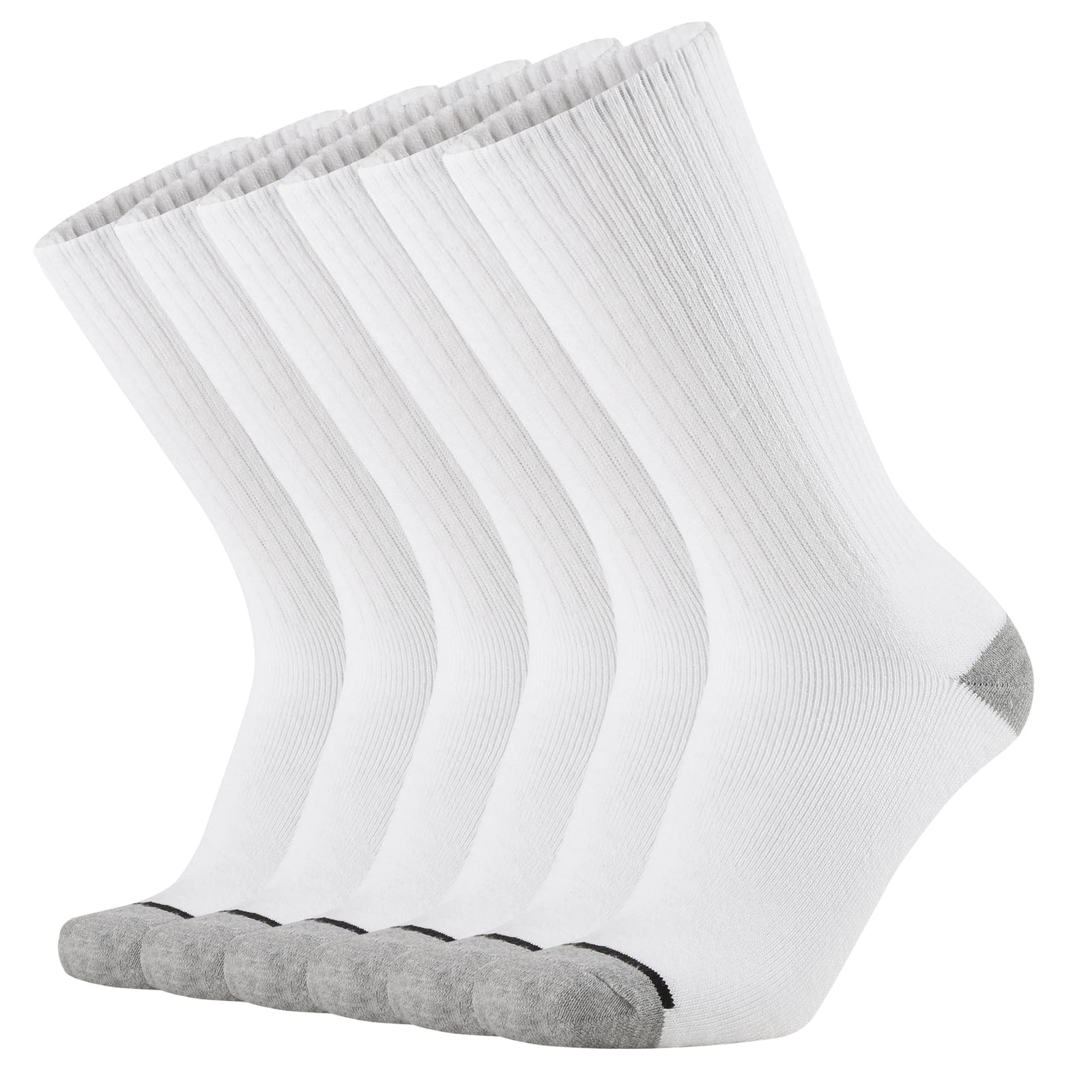 12 Pairs Men's Long Wool Chunky Socks - Heavy Duty Work Boot Hiking Ski Socks (6-11 Size) 9 thumbnail image