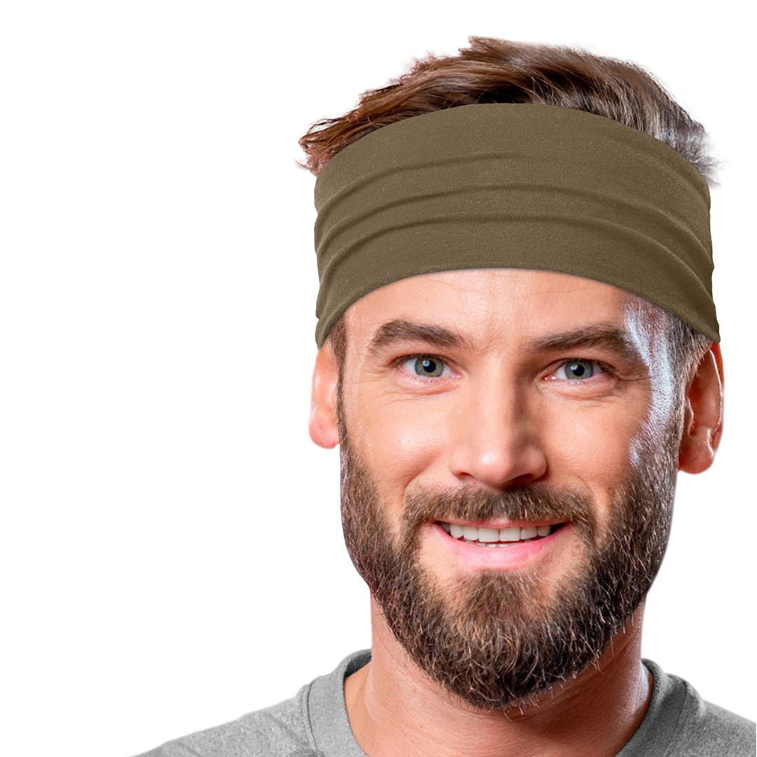 CARE N TOUCH Gym Wristband & Headband Set - 4 Color Combo For Men & Women, Breathable Cotton For Workouts & Running