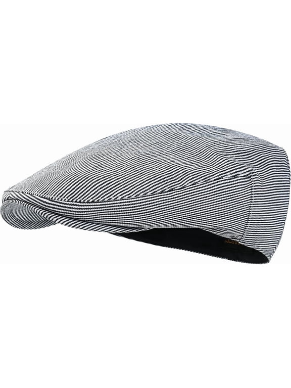 Men's Cotton Ivy Gatsby Newsboy Hat Summer Driving Scally Cap Thin 1Pack
