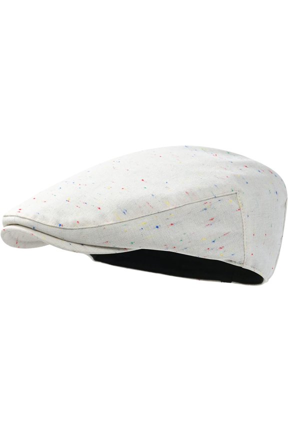 Men's Cotton Ivy Gatsby Newsboy Hat Summer Driving Scally Cap Thin 1Pack