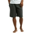 thumbnail image 1 of Men's Cotton Knitted Pajama Shorts Comfortable Sleep Shorts Lounge Pajama Bottoms with Pockets, Charcoal Gray 3XL, 1 Pack, 1 of 4