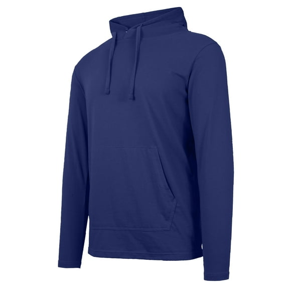 Men's Cotton Lightweight Casual Pullover Drawstring Hoodie With Pocket (S-3XL)