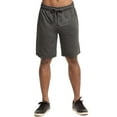 thumbnail image 1 of Men's Cotton Lightweight Terry Shorts with Pockets, Sweat Shorts, Charcoal Gray S, 1 Pack, 1 of 4