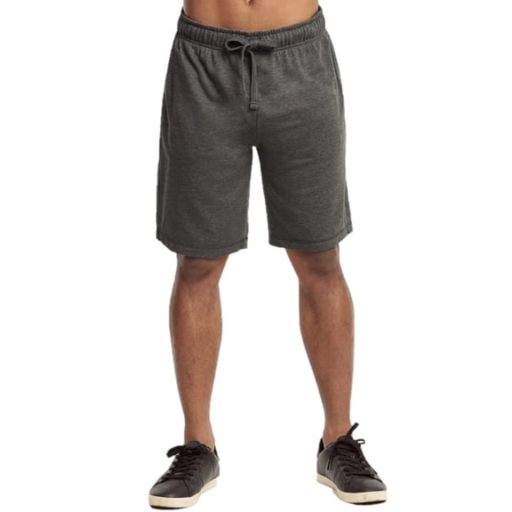 Men's Cotton Lightweight Terry Shorts with Pockets, Sweat Shorts, Charcoal Gray XL, 1 Pack