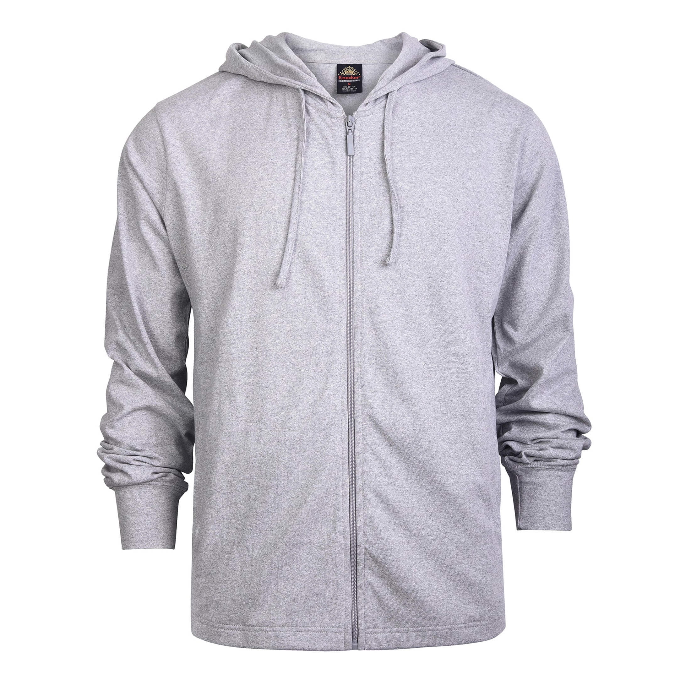 Men's Plus Size Casual Lightweight Zip-Up Jacket