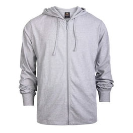【SCULPTOR】Cotton Zip-Up Jacket Ice Gray Oversized Lightweight Zip-Up Hoodie