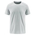 thumbnail image 1 of Men's Cotton Linen Henley Shirt Short Sleeve Casual Summer Band Collar Beach T-Shirts Button-up Solid T-Shirt, 1 of 5