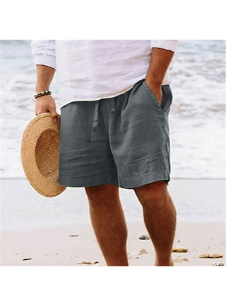 Cotton Drawstring Shorts Mens