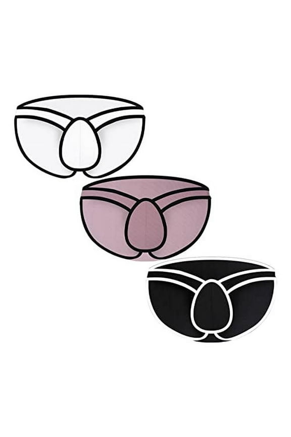 Men's Cotton Low Rise Briefs Soft Breathable Bulge Pouch Sexy Underwear