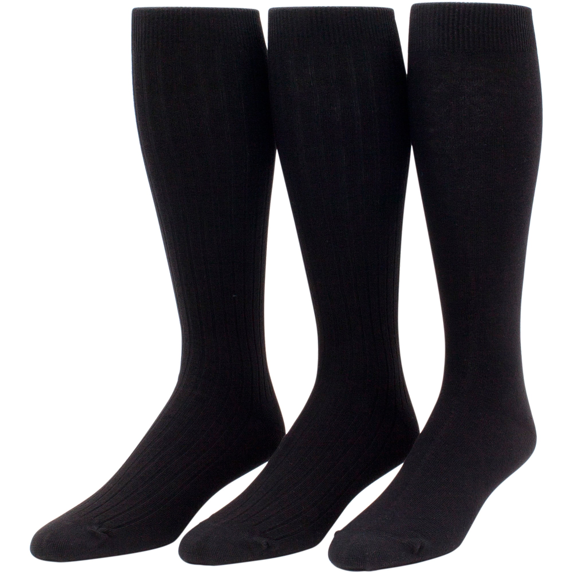 Men's Cotton Over the Calf Dress Socks 3 pairs