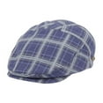 thumbnail image 1 of Men's Cotton Plaid Newsboy Ivy Caps Flat Ivy Caps Snap Brim Ivy Caps, 1 of 5