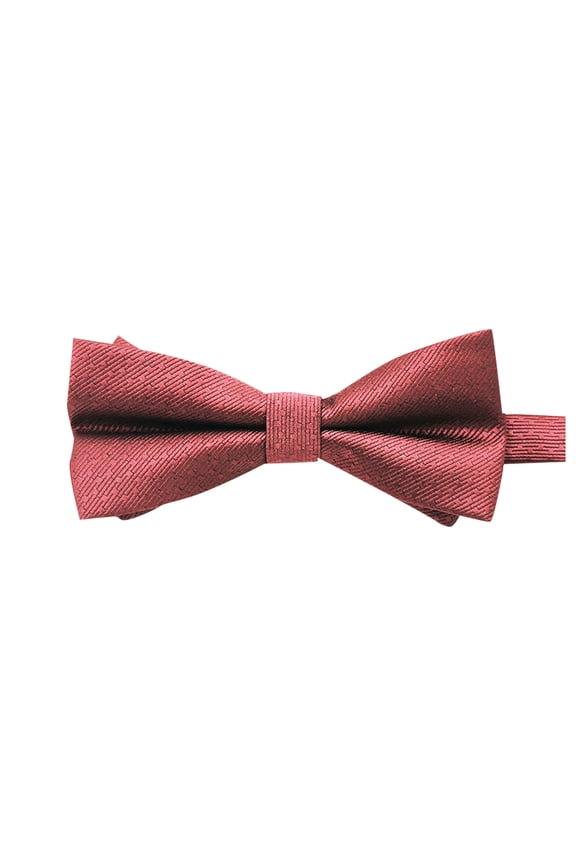 Men's Cotton Pre-Tied Bow Tie,Adjustable Double Layer Bow Tie for office Business Wedding Red