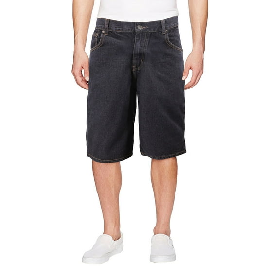 Men's Cotton Relaxed Fit Casual Denim Jean Carpenter Shorts (Dirty Blue - 42)
