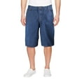 thumbnail image 1 of Men's Cotton Relaxed Fit Casual Denim Jean Carpenter Shorts (Stonewash Blue - 48), 1 of 1
