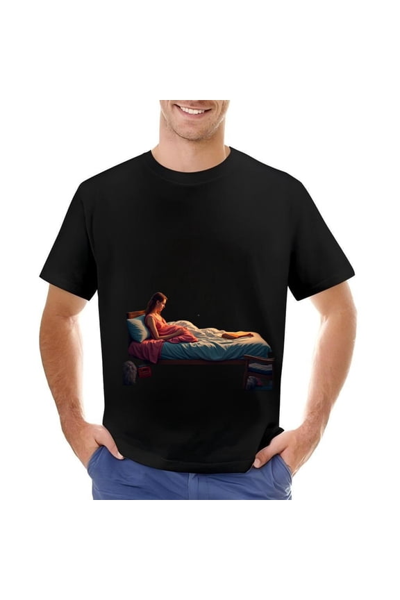 Men's Cotton Short Sleeve T-Shirt - Stylish Graphic Design with Unique Patterns Comfortable Fit Perfect for Casual Wear
