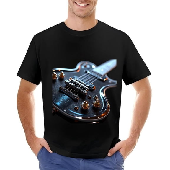 Men's Cotton Short Sleeve T-Shirt - Stylish Graphic Design with Unique Patterns Comfortable Fit Perfect for Casual Wear