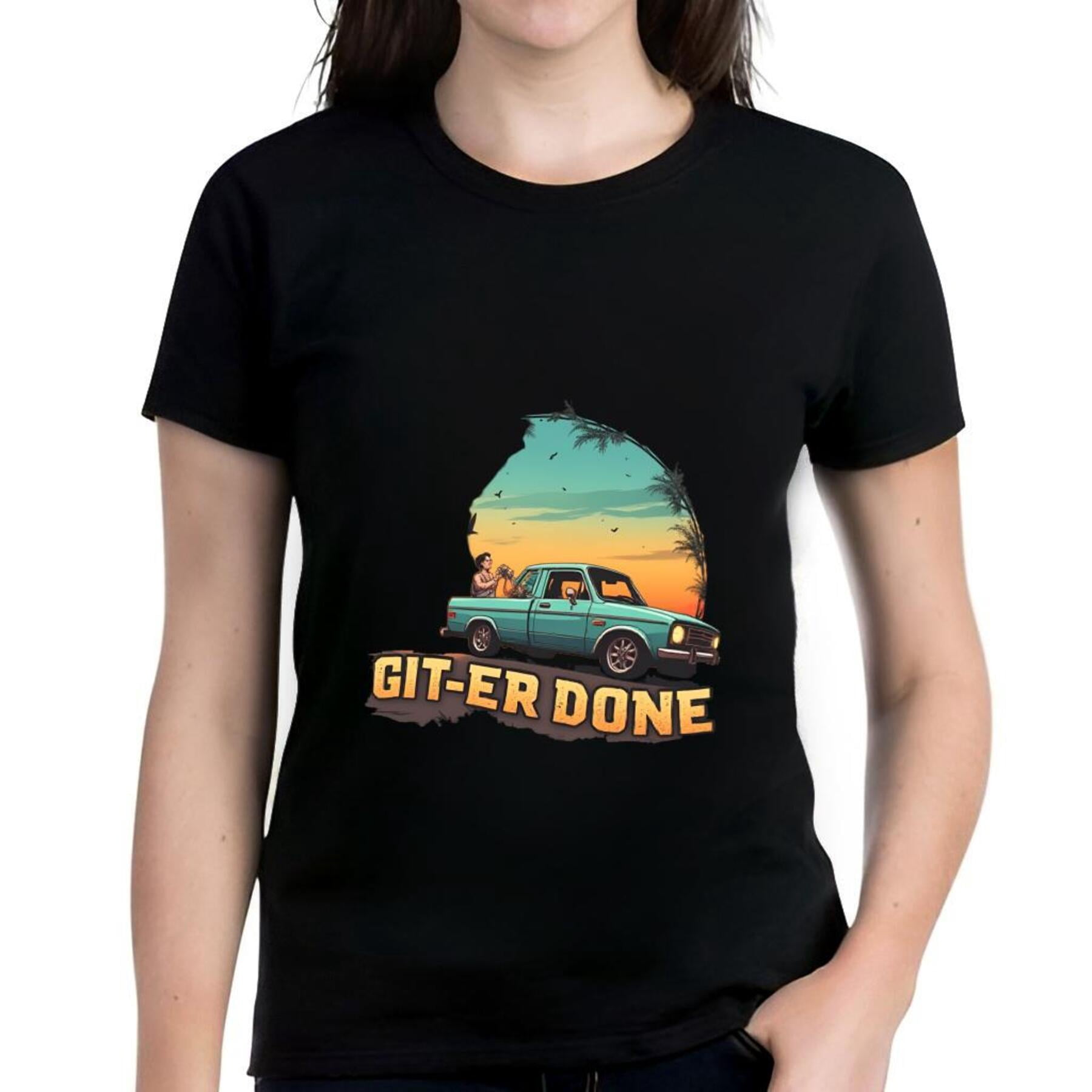 Short Sleeve Tee - Roadwork Orange & Blue main image 1
