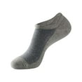 thumbnail image 1 of Men's Plus Size Cotton Boat Socks, Extra Large No Show Socks with Non-Slip Silicone Heel Grips, Breathable Moisture Wicking Low Cut Socks for Sneakers Loafers Daily Wear Grey, 1 of 4