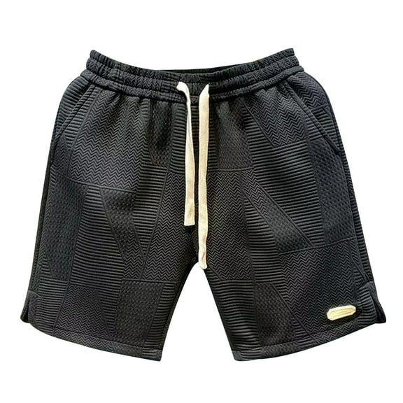 Men's Cotton Spandex Sports Shorts Cargo Style Multi-Pocket Adjustable Waist, Basketball Beach, M-XXXL