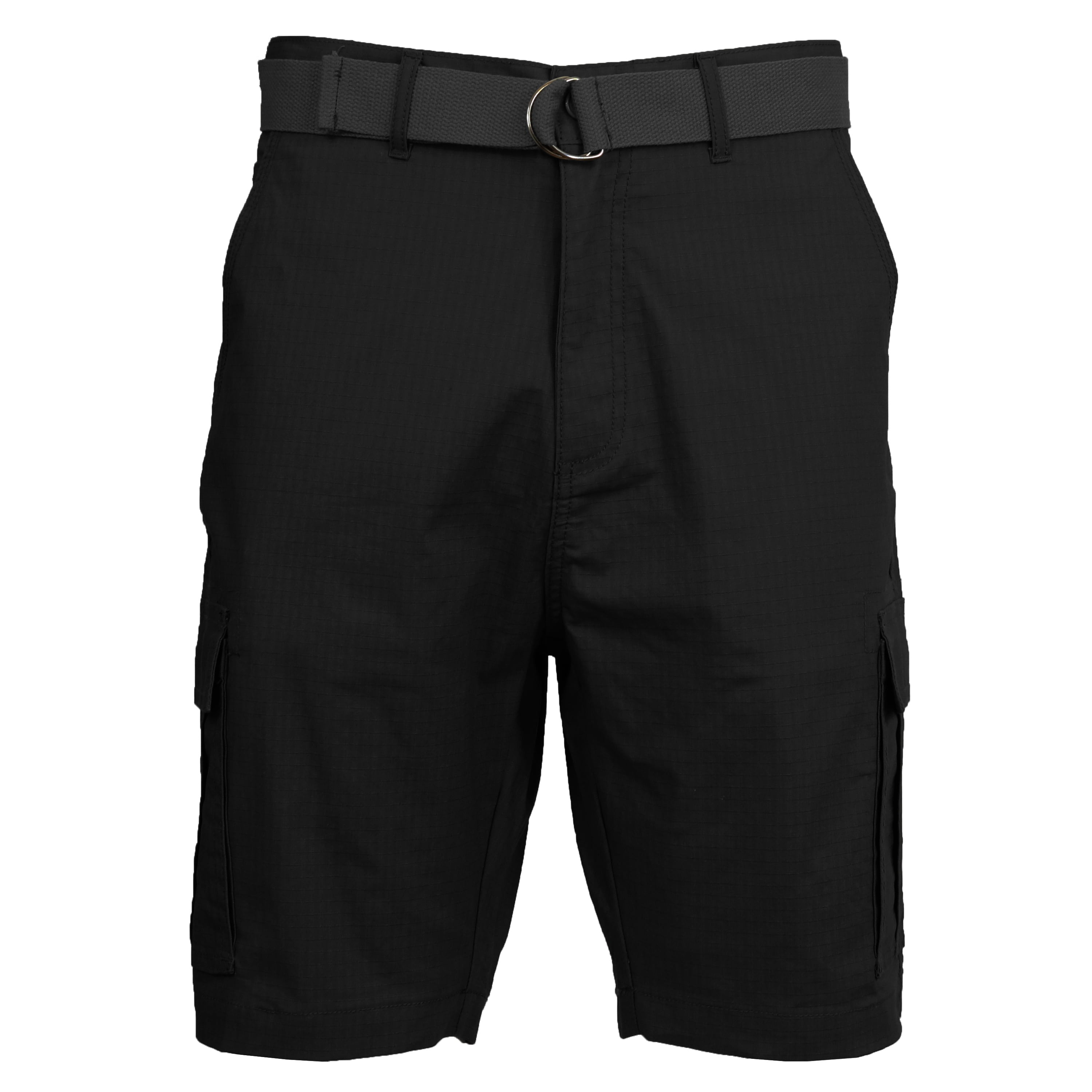 【s/e/o】25SS / COTTON CARGO SHORTS Men's Belted Cotton Cargo Shorts (3-Pack) - Walmart.com