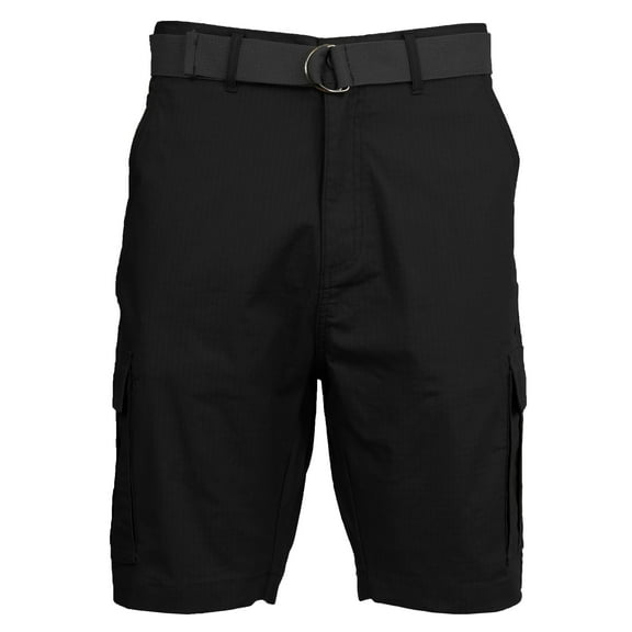Men's Cotton Stretch Ripstop Cargo Shorts With Belt (Size - 32-42)