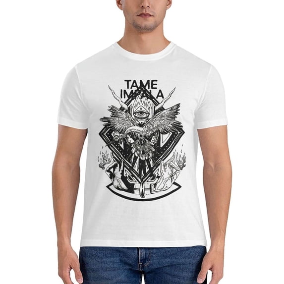 Men's Cotton T Shirts Round Neck Soft Funny Short Sleeve T-Shirt for Sports Leisure Party Style-53 3X-Large