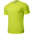 thumbnail image 1 of Men's Cotton Tshirts Casual Short Sleeve Ribbed Crewneck Shirts Oversized Basic Solid Shirts Plus Size Blouses, 1 of 6