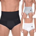 thumbnail image 1 of Men's Cotton Underwear Classic Full Rise Briefs Underwear 3-Pack, 1 of 9